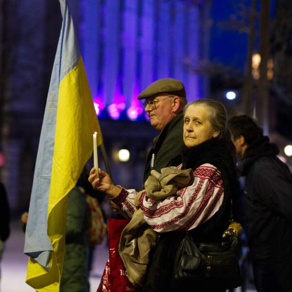 Ukraine 3rd Anniversary Vigil