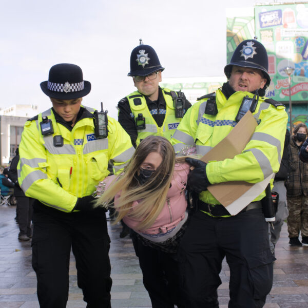 "I Oppose Genocide, I Support Palestine Action" Protest