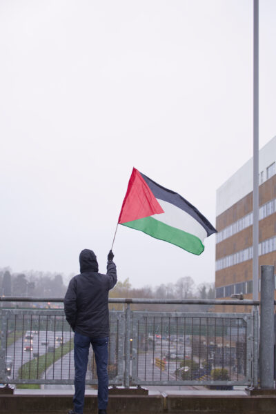 Palestine Flag Drop @ QMC